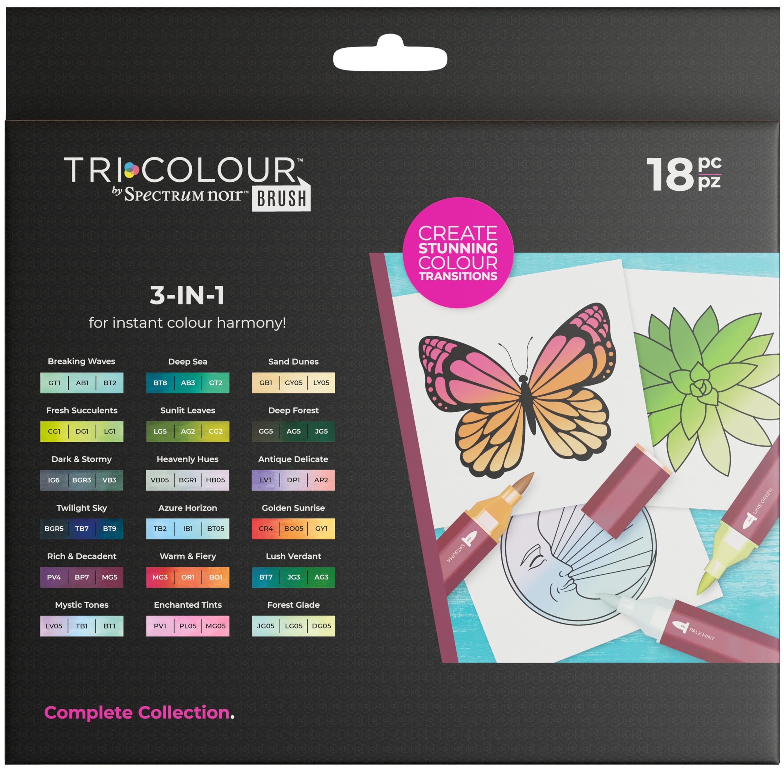 KARA COLORFUL DSPMedia 4冊セット Amazon.com: Spectrum Noir Tricolour Brush Japanese Fibre Nib